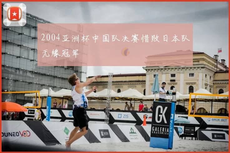 2004亚洲杯中国队决赛惜败日本队无缘冠军