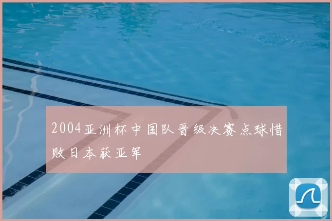 2004亚洲杯中国队晋级决赛点球惜败日本获亚军